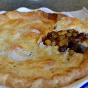 Mince Fruit Pie - like mincemeat, but there's no meat in there.