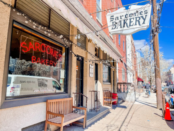 Exterior of Sarcone's Bakery