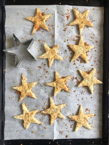 Parmesan Star Crackers
