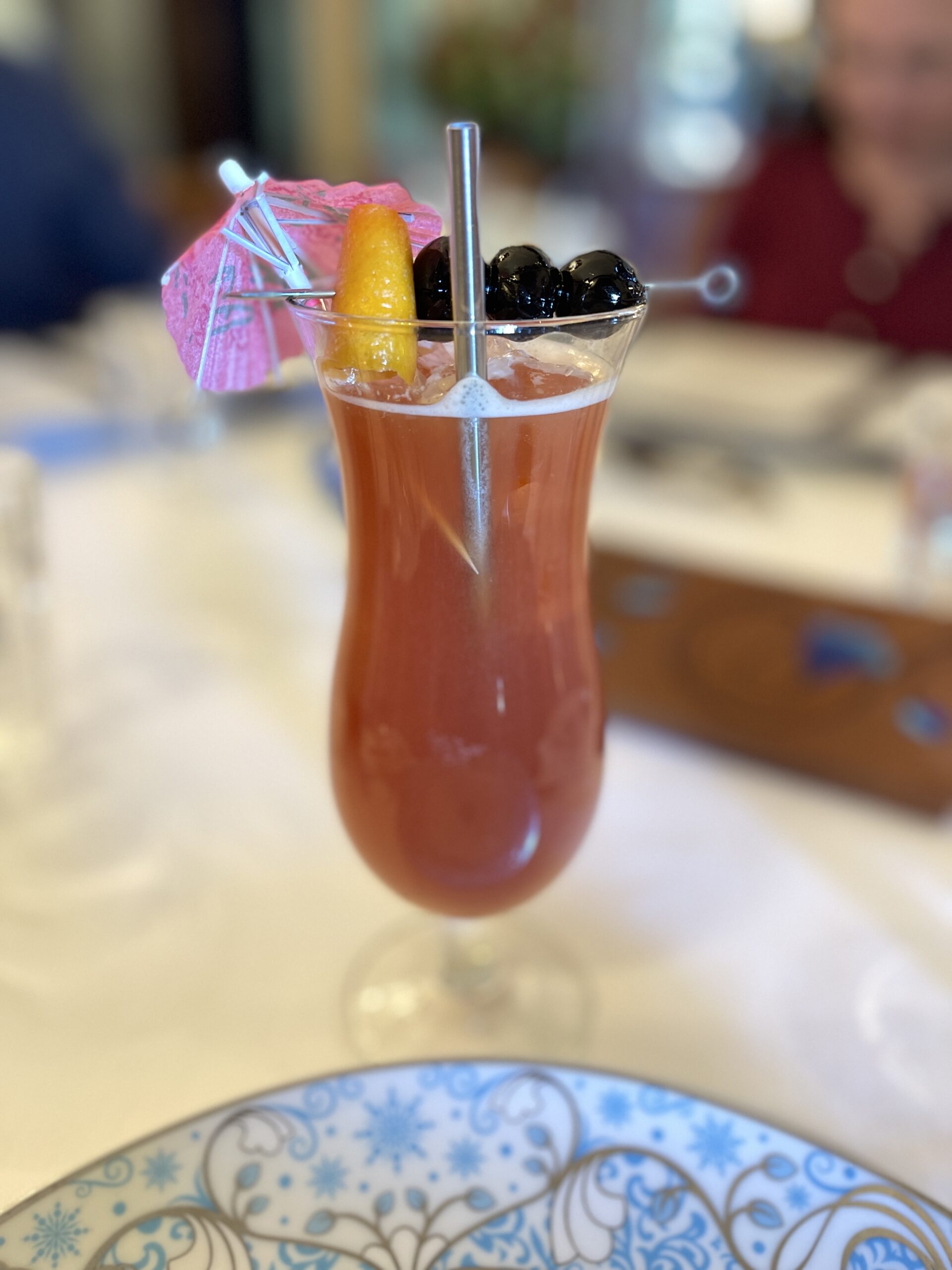 Hurricane cocktail.