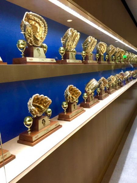 Years of Golden Gloves in Dodger history