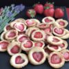 Lavender Strawberry Shortbread Cookies strawberry shortbread