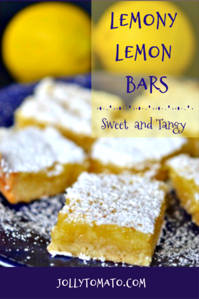 Lemony lemon bars