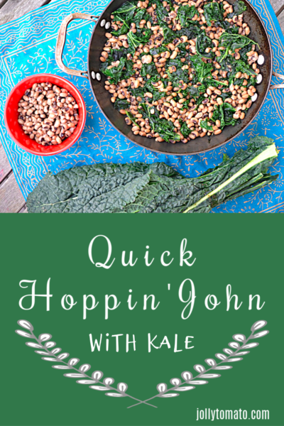 Quick Hoppin' John with Kale