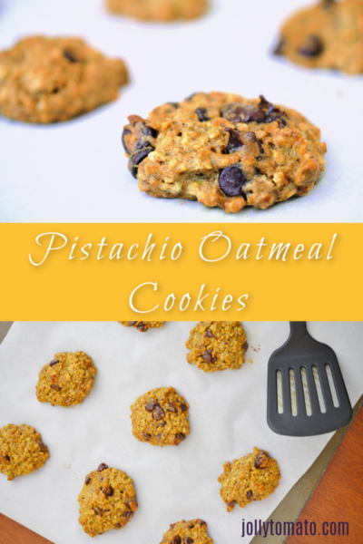 Pistachio Oatmeal Cookies