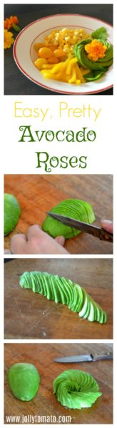 avocado roses