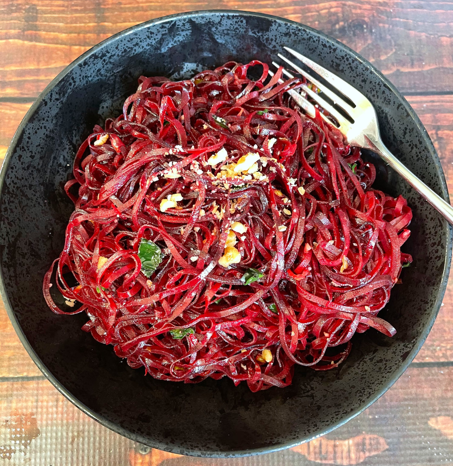 Easy Vegan Beet Noodles Recipe Jolly Tomato