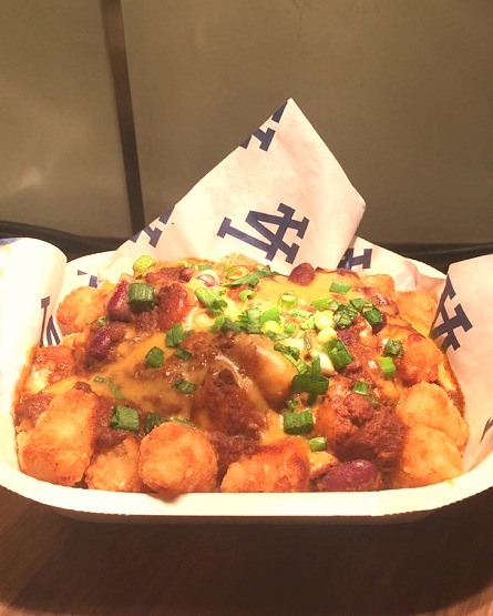 Dodgers chili cheese tater tots