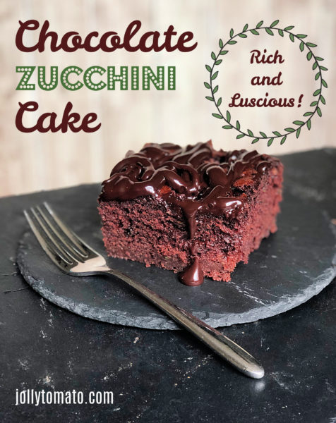 Easy Chocolate Zucchini Cake - A Kitchen Addiction