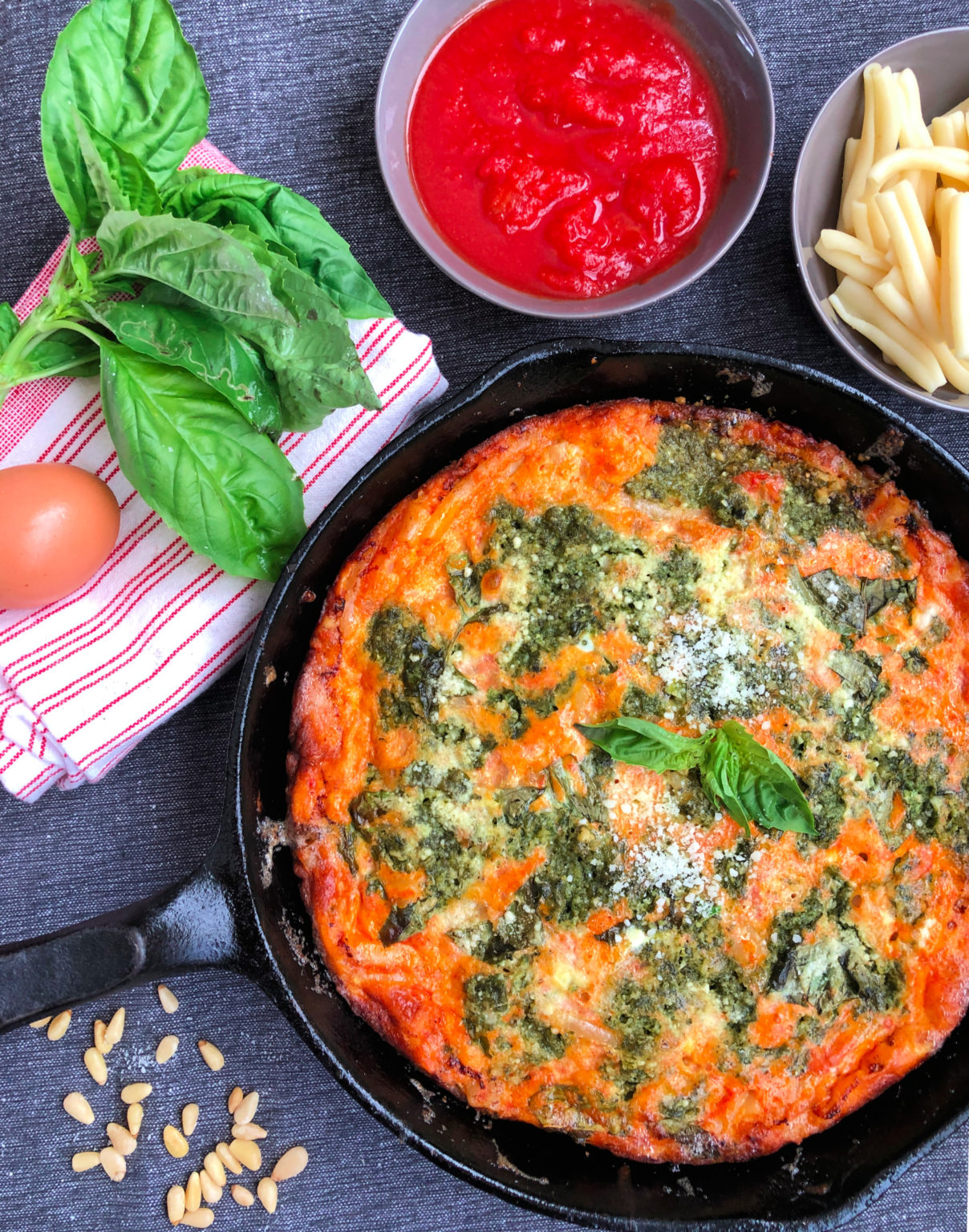 TomatoPesto Frittata and the Greatest Tomatoes from Europe Jolly Tomato