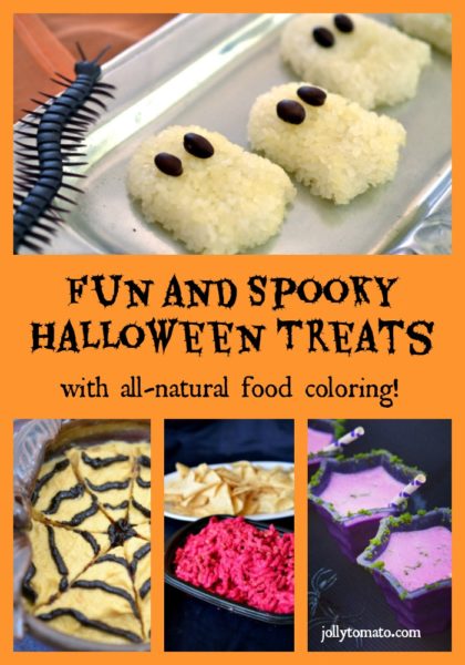 Halloween with natural food coloring