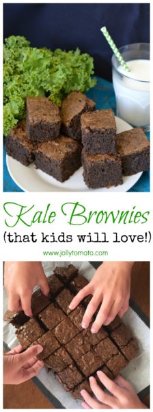 Kale brownies (really!) that kids will love.