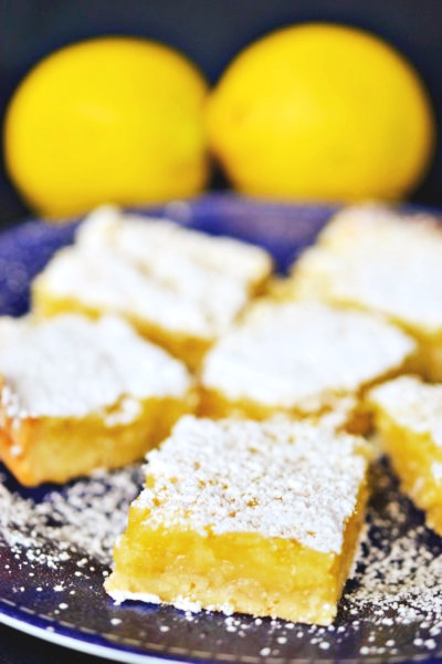 Lemony Lemon Bars Recipe and Lemony Snicket - Jolly Tomato