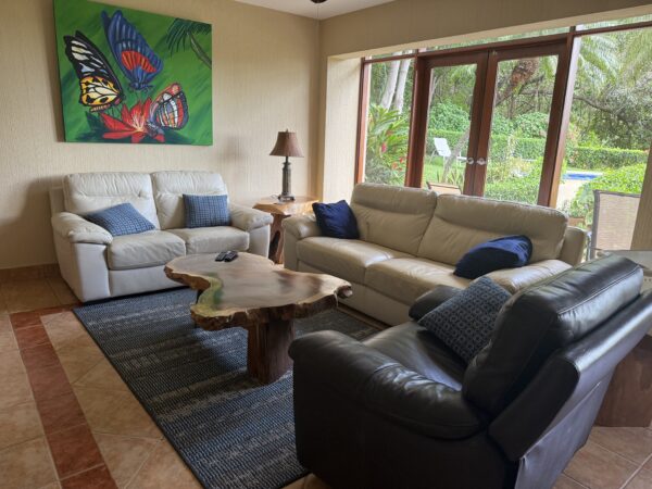 Living room in a villa.