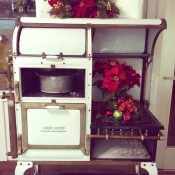 Holiday Treats at Knott’s Berry Farm A replica of Mrs. Knott's original stove