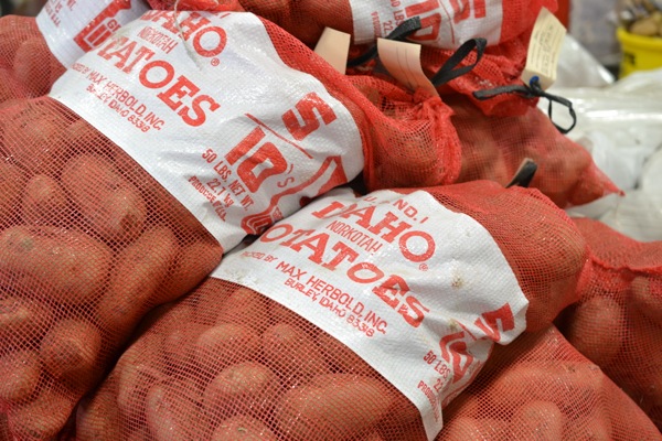 Idaho potato harvest