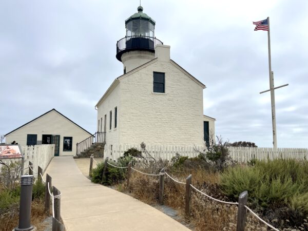 The Old Point Loma Lighthouse.