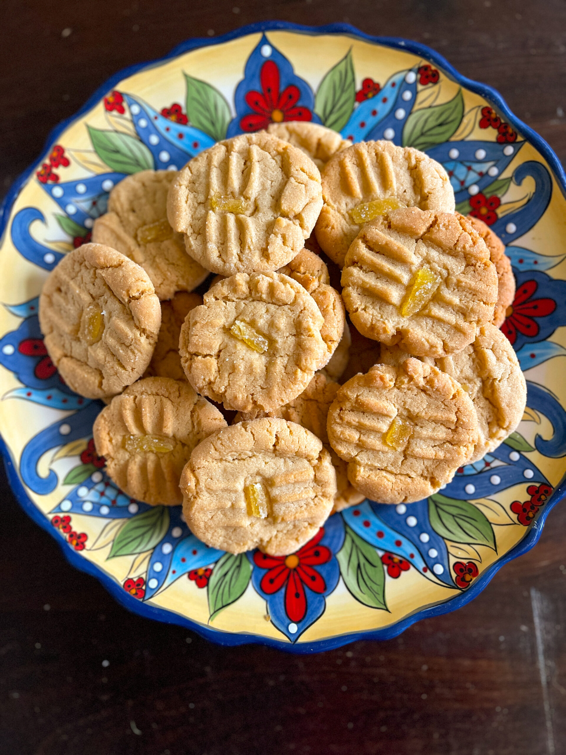 Peanut Butter Ginger Cookies Jolly Tomato