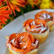 persimmon-roses