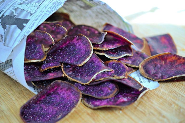Purple Potato Chips Jolly Tomato