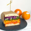 Rainbow Sandwich with Ojai Pixie Tangerines rainbow sandwich