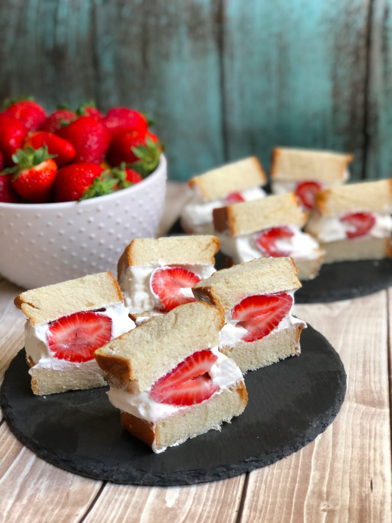 Strawberry Sandos (Japanese Milk Bread Sandwiches) Jolly Tomato