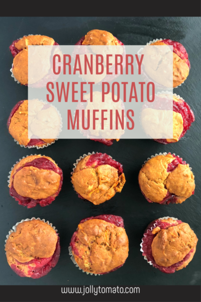 Cranberry sweet potato muffins - perfect for holiday leftovers!
