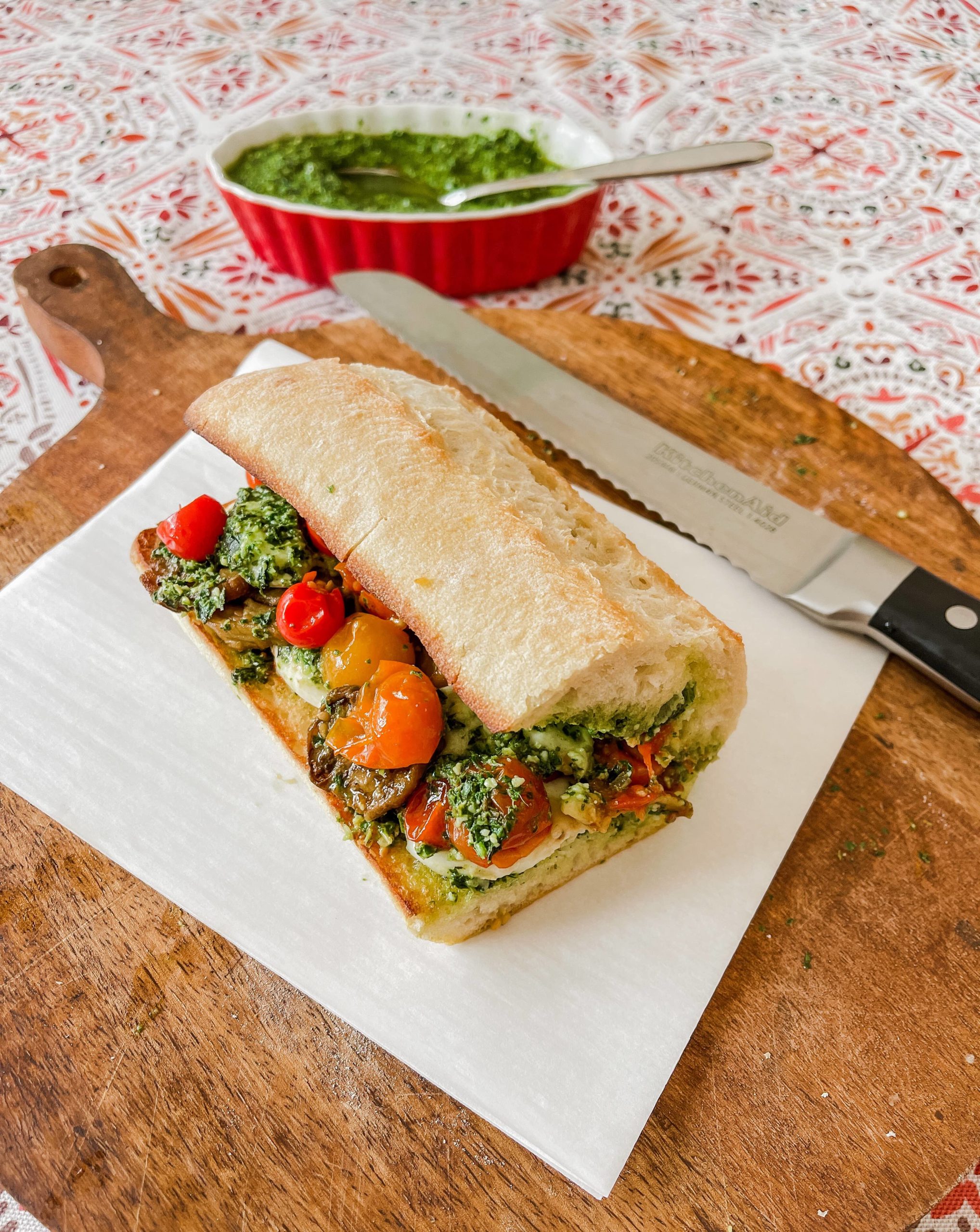Rainbow Veggie Baguette Recipe, Sandwich Recipes