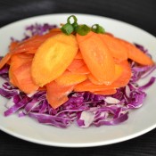 triple carrot ginger salad