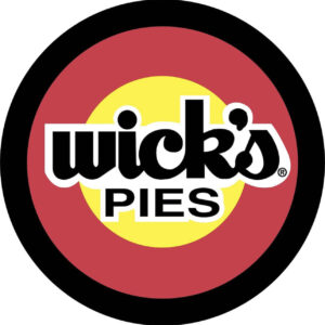 Wick's Pies logo.