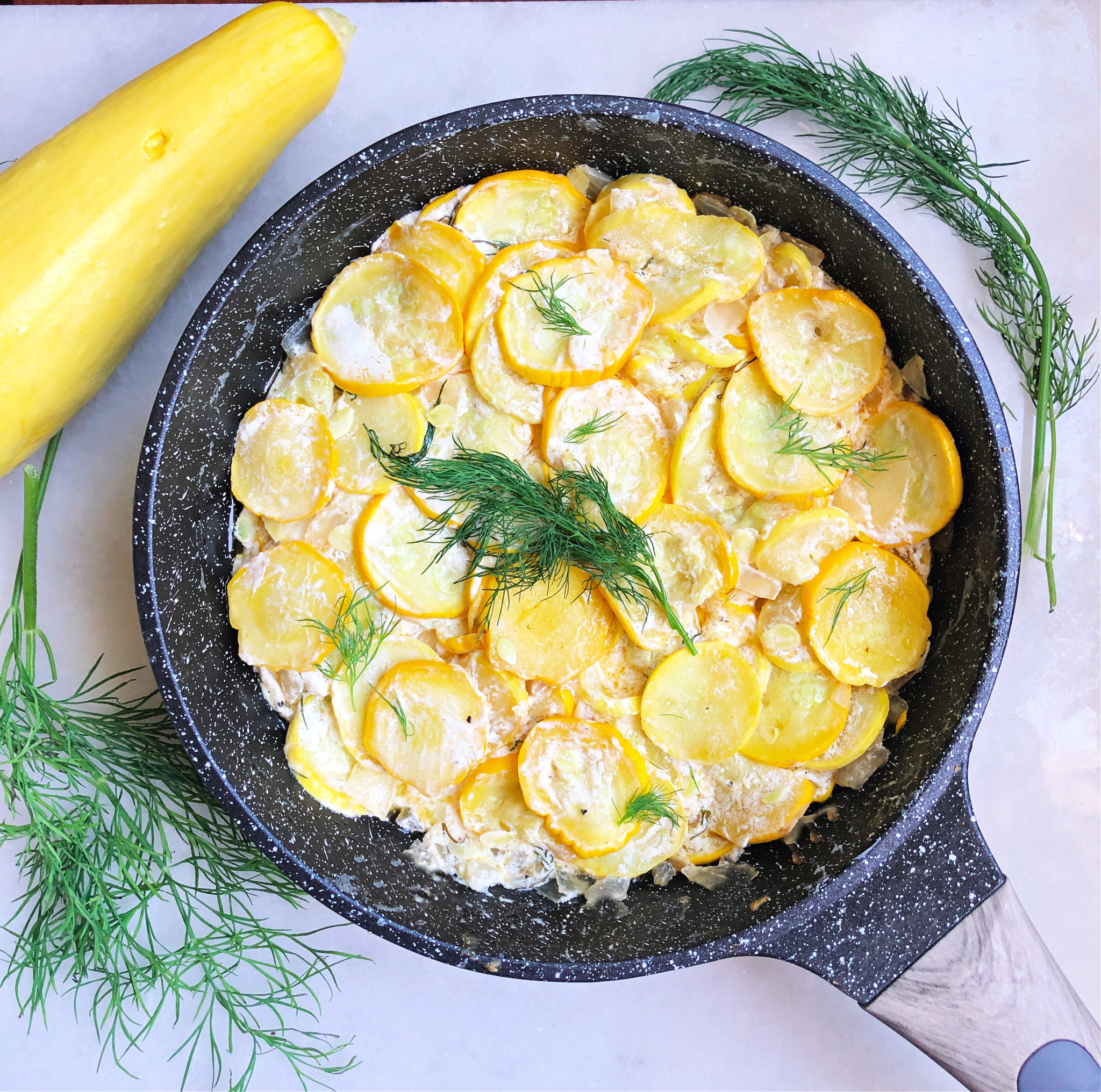 Yellow Summer Squash with Dill Recipe Jolly Tomato
